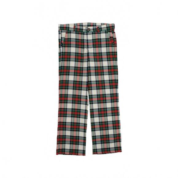 NEW THE BEAUFORT BONNET COMPANY boys' aiken place plaid prep school pants in aik